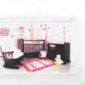 Cuna Deko diseño con Mecedora y Cómoda